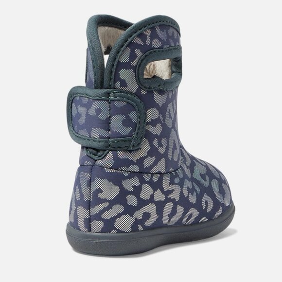 New BOGS II Metallic Leopard Waterproof Rain Boots Size 8 Toddler Kids Baby - Picture 6 of 16